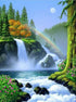 Beautiful Rainbow & Waterfall Diamond Painting